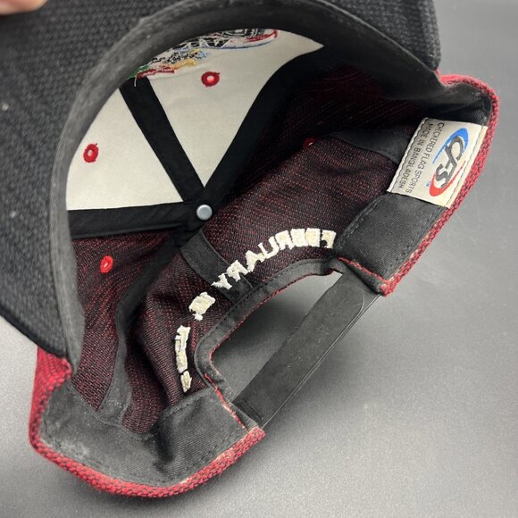 Vintage DAYTONA 500 1998 40th Annual Nascar Black Snapback Hat Cap Rare Texture - Picture 11 of 13